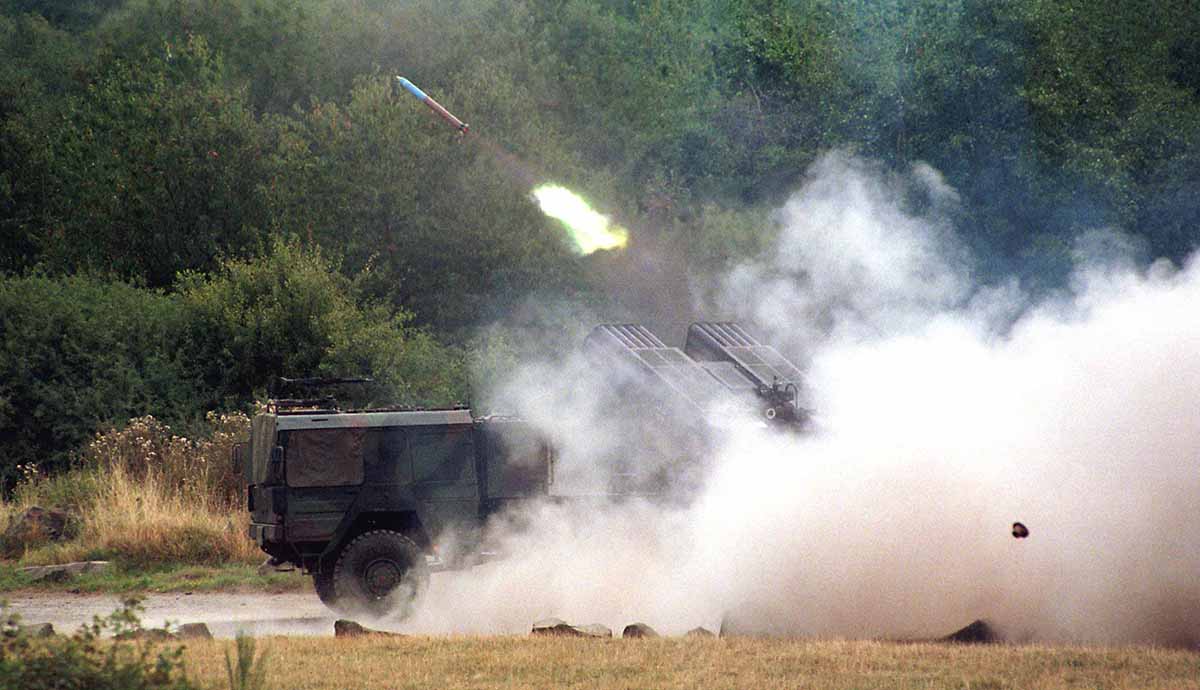 Alemania diseñó y fabricó sus propios lanzacohetes, los MARS I, pero abandonó es la línea en beneficio de un diseño estadounidense. (Bundeswehr) 